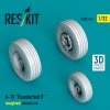 RESKIT RS32-0541 A-10 Thunderbolt II (weighted) wheels set (3D Printed) (1/32)